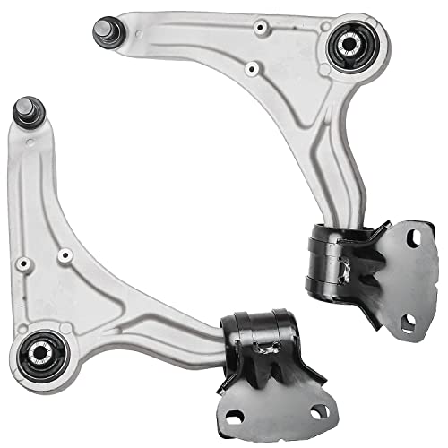 Image of Detroit Axle - 8pc End Suspension Kit for Ford 2013-2020 Fusion Lincoln MKZ, Front 2 Lower Control Arms w /Ball Joints 2 Outer Tie Rods 4 Front Rear Sway Bars 2014 2015 2016 2017 2018 2019 Replacement