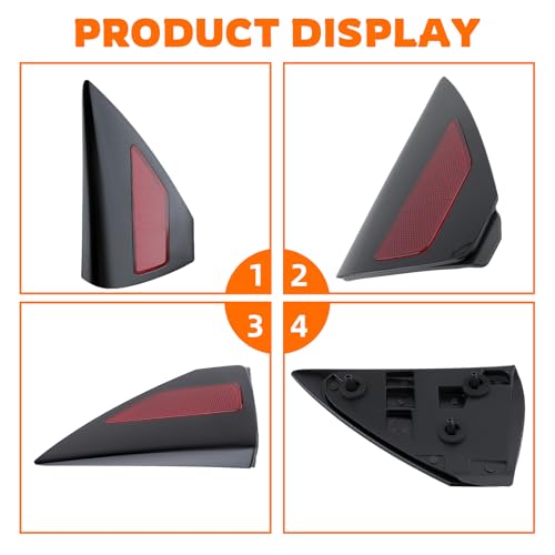 Image of GoaMotors Right Side Tail Lights Panel Mount Reflector Cover 1518783-00-A Fit for Tesla Model 3 2017-2020 Model Y 2020 Rear Tail Light Cover 1100781-99-D