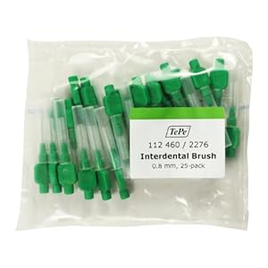 TePe Interdentale borstels (25 stuks), groen, 0,8 mm