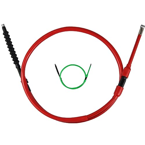 Câble d'embrayage dirt bike rouge avec vis de réglage pour pit bike NC 125cc 250cc