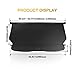 AUXMART Cargo Cover for Honda CRV 2012 2013 2014 2015 2016 Trunk Cover Shade Waterproof Retractable Rear Trunk Cover Shielding Shade Black