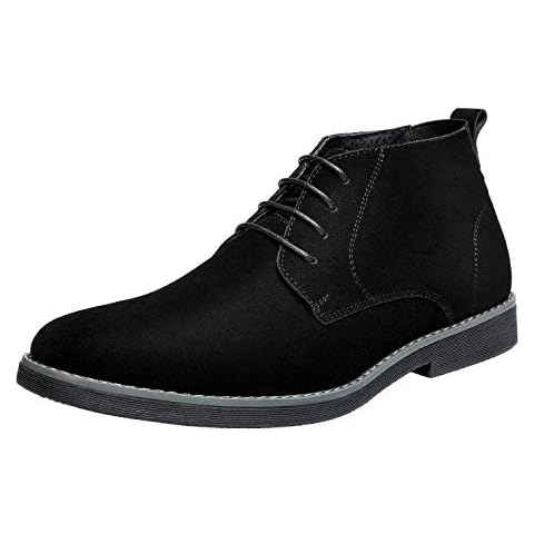 Bruno Marc Men's Suede Leather Chukka Boots Cover