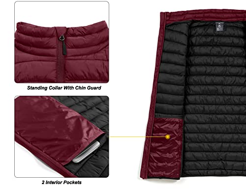 Little Donkey Andy Colete masculino leve e quente para atividades ao ar livre, sem mangas, para golf