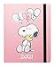 Agenda Settimanale 2021 Snoopy, ideale per la scuola, lavoro e tempo libero, 17 mesi, 16x20 cm