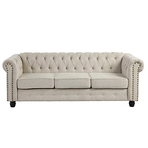 Morden Fort Couches for Living Room, Sofas for Living Room Furniture Sets, Sofa, Fabric, Linen Beige Morden Fort Couches for Living Room, Sofas for Living Room Furniture Sets, Sofa, Fabric, Linen Beige
