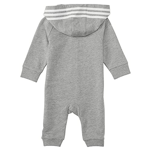 Adidas AM1038 Unisex Baby Infant Girls' And Boys' Long Sleeve Hooded Coverall Overalls thumb #1