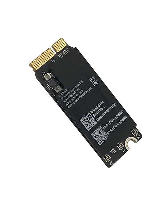 WeFly Replacement Bluetooth 4.0 Bt Wireless WiFi Airport Card BCM94360CSAX BCM943602CS for MacB/OOK Pro Retina A1398 A1425 A1502 Mid 2012 2013 2014 2015 653-0194 802.11ac-image-13