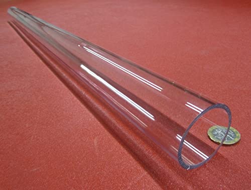 thumbnail image 2 of Polycarbonate Plastic Tubing Polycarbonate Rigid Round Tube, Clear, 3" ID X 3-1/8" OD X 24" L 350mm Diameter Plastic Pipe 2 of 10