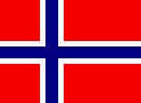 Bandiere Della Norvegia E Della Mongolia Su Sfondo Bianco Illustrazione