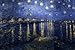 Starry Night Over the Rhone Stretched Canvas Art Print By Van Gogh 16 X 24