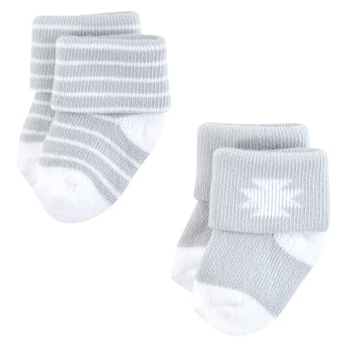 Image of Hudson Baby Baby 8-pack Cotton Rich Newborn and Terry Socks