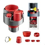 Installation facile: nos Accessoire de Raccordement pour Lave-Linge et Lave-Vaisselle sont particulièrement faciles à installer, il suffit de placer l'adaptateur pour tuyau d'évacuation à la main sur l'évacuation. Vous pouvez utiliser cejoint machine à laver afin d'obturer l'évacuation lorsque vous n'avez pas besoin de la vider. Placez-le sous la bague d'étanchéité, il bloquera efficacement le tuyau de descente et empêchera tout débordement.