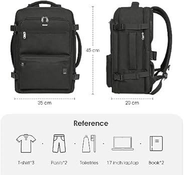 Cabin Max Metz Handgepäck-Rucksack 45x36x20 cm - für alle großen Fluggesellschaften - Wizzair