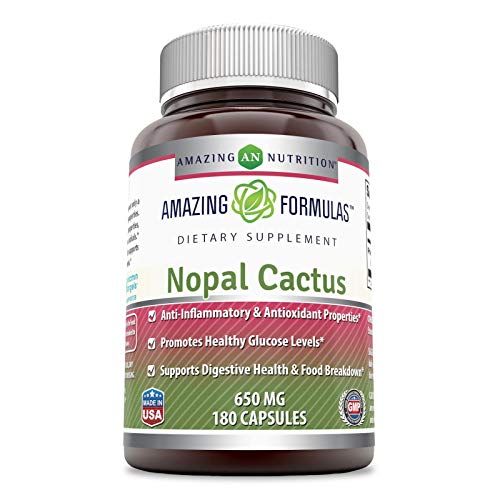 Amazing Nutrition Nopal Cactus 650 Mg 180 Caps