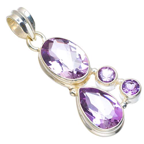 Pendentif Améthyste Argent 925 fini les bijoux de série avec StarGems