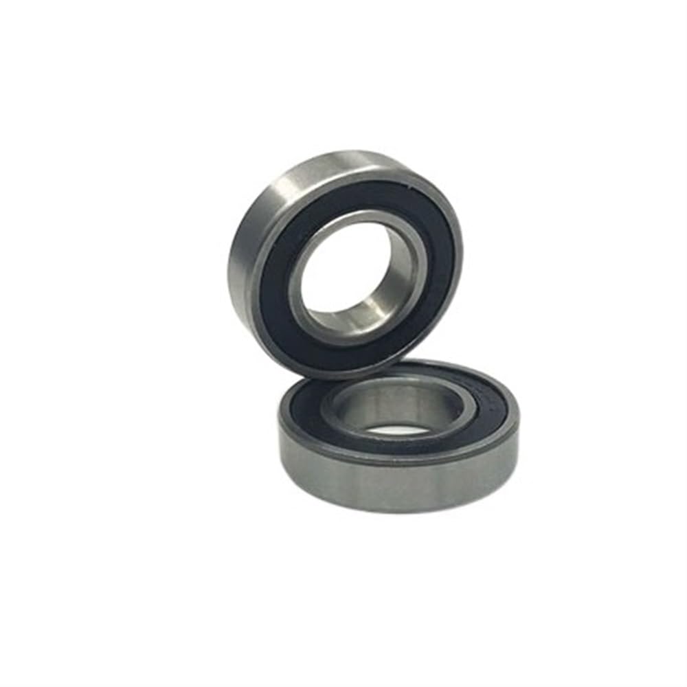 ZBJGBUIA 2 Pcs 605-2RS 605 RS SI3N4 Bola Keramik Hibrida Deep Groove Ball Bearing 5X14X5 MM