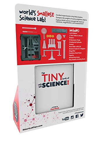 SmartLab Toys Tiny Science - 24 Pieces - 20 Experiments - Includes Travel Case and Instruction Book - 2018 Dr. Toy Best Picks