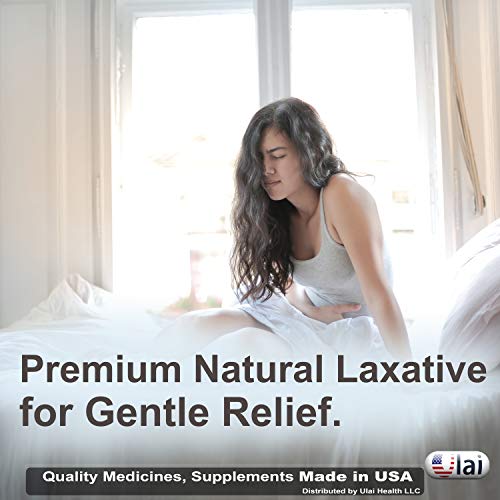 Ulai Senna Tablets 100 Ct. | Natural Vegetable Laxative [Made In Usa] | Laxatives For Constipation, Weight Management, Gas, Regularity | Pharbest (3 Bottles) #TOP3
