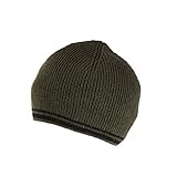 100 % Acryl Regatta Herren Balton Beanie II Acrylic Polyester Fleece Lining Single Size Hat Kopfbedeckungen, Dunkles Khaki/Schwarz, SGL
