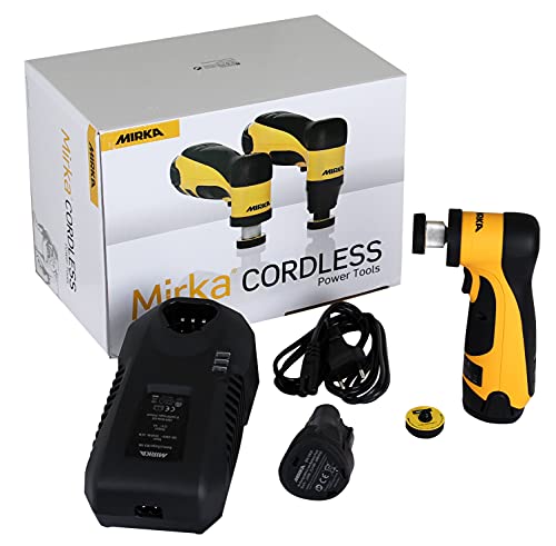 Mirka AROS-B 150NV / Akku Schleifblüten Exzenter-Schleifer Schleifmaschine für Ø 32mm Schleifpapier Schleifblüten / 10.8V / inkl. 2.5Ah Akku / 5.0mm Hub / 8991150312 – Bild 3