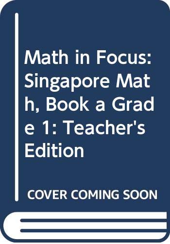 Amazon.com: Math in Focus: Singapore Math, Book a Grade 1: Teacher's ...
