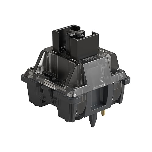 Akko V3 Creamy Black Pro Keyboard Switch with Dustproof Stem for Mechanical Gaming Keyboard, 5-Pin...