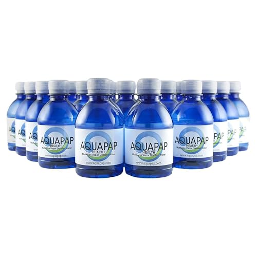 La Mejor Lista de Unidades de destilado los mejores 5. 44 AQUAPAP Health CPAP Vapor de agua destilado 24 unidades de botellas de 8 oz