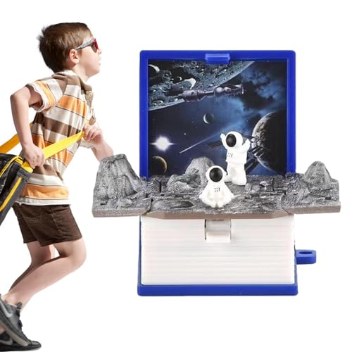 3D Mini Popup Buch – versatile Schlüsselanhänger, Minispielzeug Spielzeug, kleines Geschenk für, und Mädchen Rucksack Fidget Frauen | Multipurpose Outdoor Indoor Utility durable