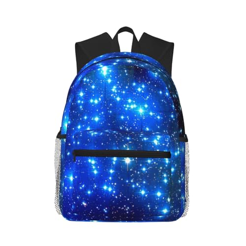 Sac à dos voyage à double bandoulière au motif étoiles bleues