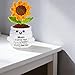 Imagen de MIFKLMV Girasol de Ganchillo Hechas a Mano