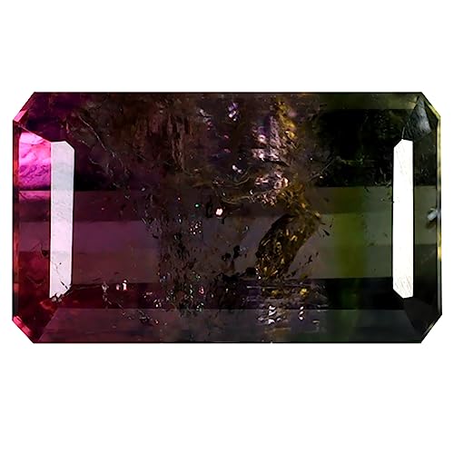 Tourmaline pastèque authentique 2.73 ct : évitez les pierres synthétiques avec cette gemme brute