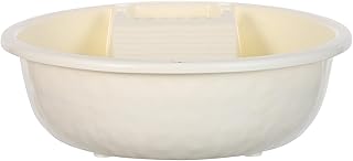 洗濯板付き洗濯槽 - 手洗い洗濯槽 - 小さな衣類洗濯ステーション用のプラスチック製洗濯バケツとたわし板