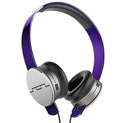 Sol Republic Tracks HD Casque Audio Arceau avec Microphone Violet - Les Beatles, Paul McCartney, John Lennon, RIngo Starr, George Harrison