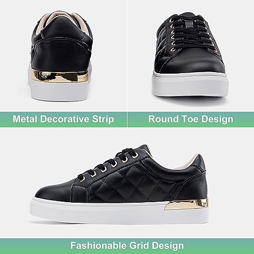 Jeossy Women's 8020 Fashion Sneakers, Casual Trendy Dress Lace up Walking Shoes with Memory Foam4