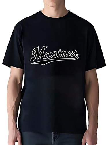 [WZLODZQ] メンズ Tシャツ 千葉ロッテマリーンズ グッズ 半袖 カットソー 綿 ティーシャツ 大きいサイズ 人気 面白い かっこいい 春夏服 トップスのサムネイル