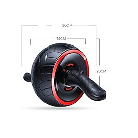 BIAJEK Abdominal Muscle Wheel – Ab Wheel Rollers – Our Ab Exercise Wheels are Sturdy, Smooth Rolling, and Has Non- Slip Handles