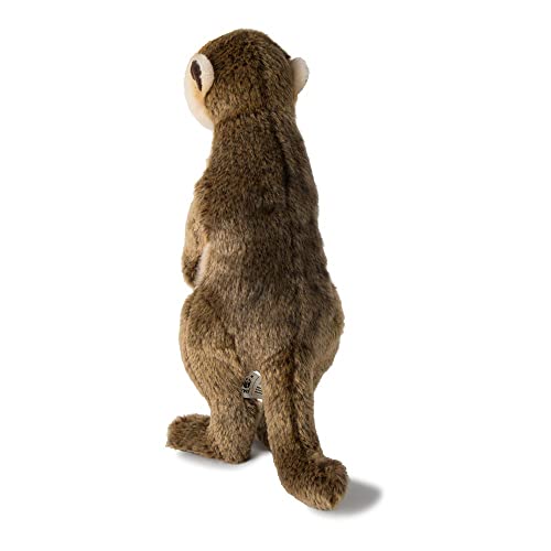 WWF Plüschtier Erdmännchen, realistisch gestaltet, super weich zum Knuddeln, handwaschbar
