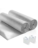 Reflective Radiator Foil – Energy Saving Insulation with 3M Self-Adhesive Pads – Easy to Install,Cut to Size – Reduce Heat Loss & Lower Bills – 2pk Covers 18+ Radiators (10m x 60cm)
