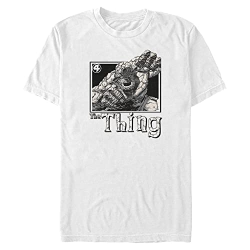 T-shirt Fantastic Four Thing pour homme grand Marvel noir