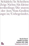 Bahnhof verstehen. Gedichte 1995 - 2000.