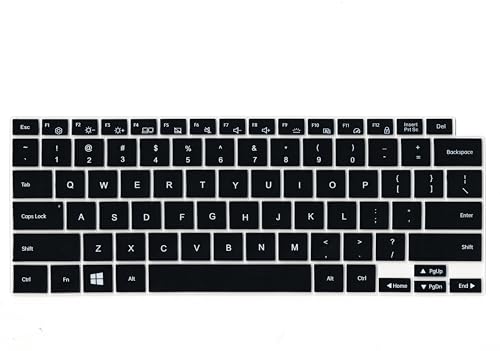 Capsa Keyboard Cover for 13.3" Samsung Galaxy Book2 Pro & Book Pro | Galaxy Book2 Pro 360 | Galaxy Book Pro 360 13.3" Keyboard Skin Protector... (Black)