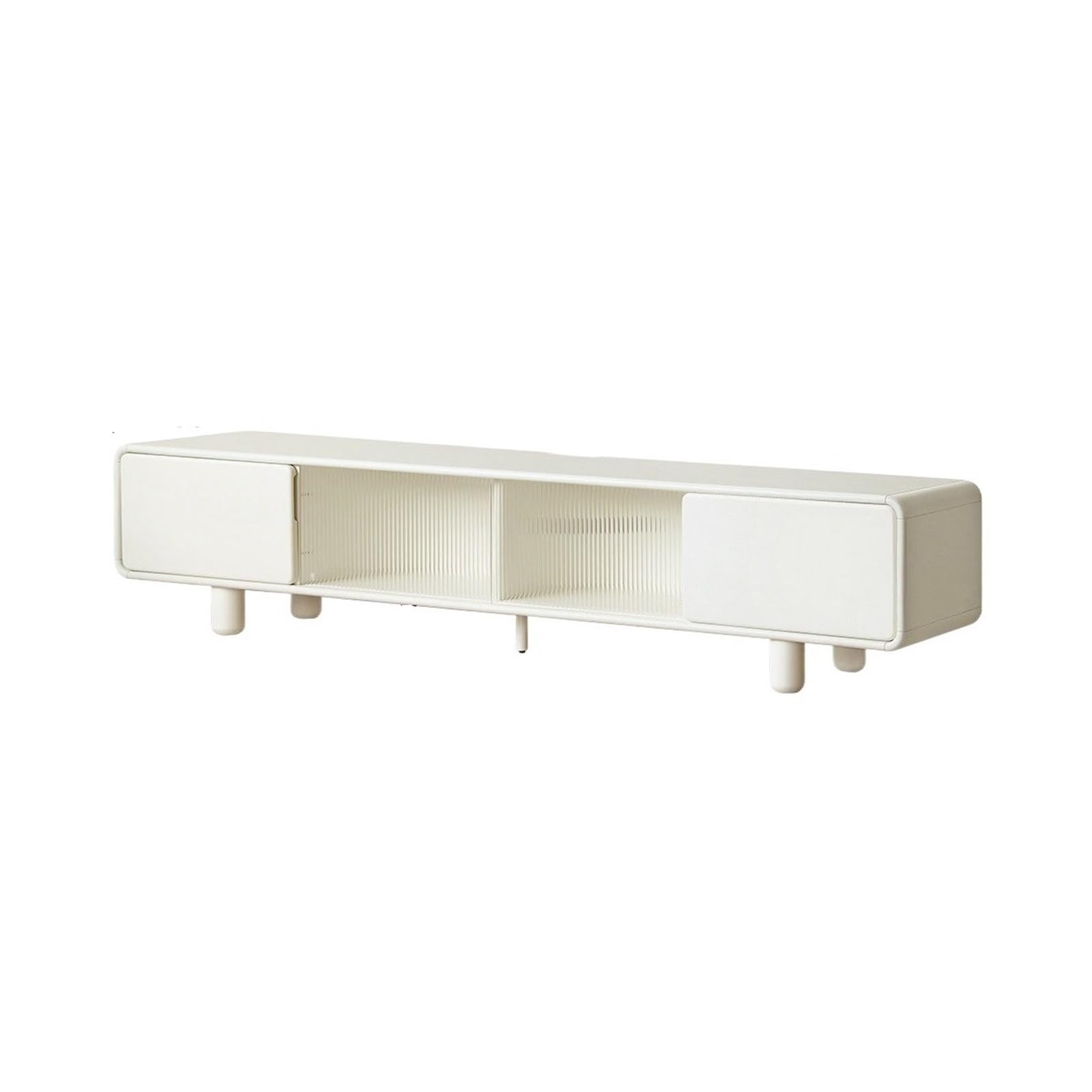 Home Mobile TV in legno portaoggetti for soggiorno Piccolo appartamento Tavolo bianco Tavolino TV