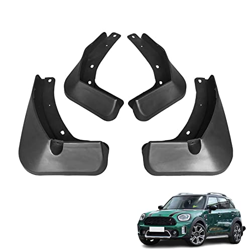 �ԗp�}�b�h�K�[�h �}�b�h�t���b�v �D���� �~�j Countryman Cooper F60 2017~2022 �ɑΉ� �ϖ��C ����h�~ �D�悯 �t�����g ���A �X�v���b�V�� �K�[�h ����h�~ �O���p�[�c 4�� �Z�b�g