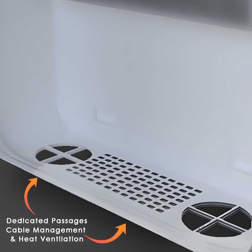 Image of ShiviX PVC DVR /Server Rack | Wall mounting Network Cabinet Box for CCTV DVR /NVR /POE Switch with Power Socket - Ideal for 4 /8 Channel CCTV Systems - Indoor & Outdoor Use (2U)