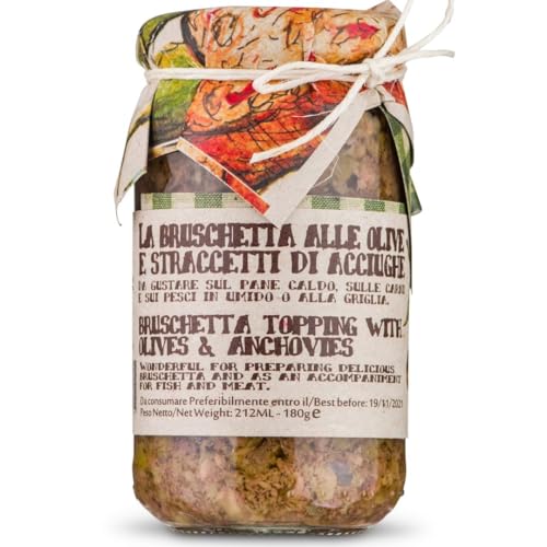 ARTIGIANI DEI SAPORI - Bruschetta Spread with Olives & Anchovies,