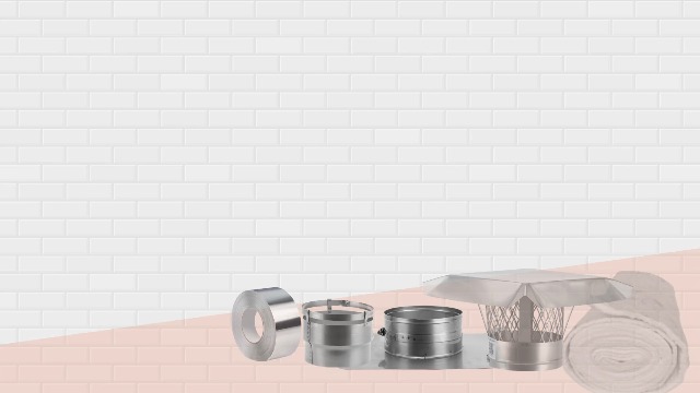 Fireside Chimney Supply Basic FireSafe Chimney Liner Insert Kit with Insulation | Adjustable Fireplace Insert | Stainless Steel Chimney Liner Kit | Made in The USA | Heavy-Duty 6 Inch x 15 Feet