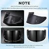 VCOROS Motorcycle Helmets Visor Shield WS-609 Full Face Helmet Visor Replacement Accessories (Black)