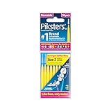 Piksters Interdental Brushes, Size 3, Yellow Handle