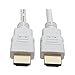 High Speed HDMI 4K Cable, Ultra HD Digital Video Audio 4K @ 30Hz M/M, 16', White () - TRIPP LITE P568-016-WH