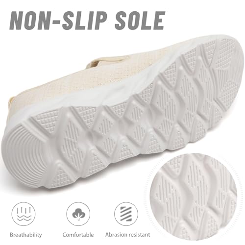 Image of Gym Shoes Women Running Tennis Walking Slip on Sneakers Workout Athletic Comfortable Fashion Sport Casual Shoe Black Size 10